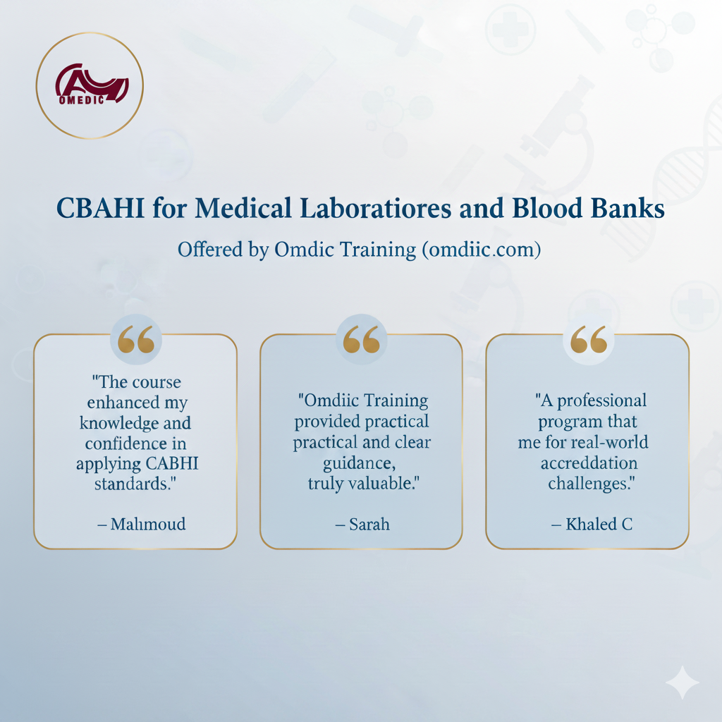 كورس سباهي للمختبرات الطبية وبنوك الدم