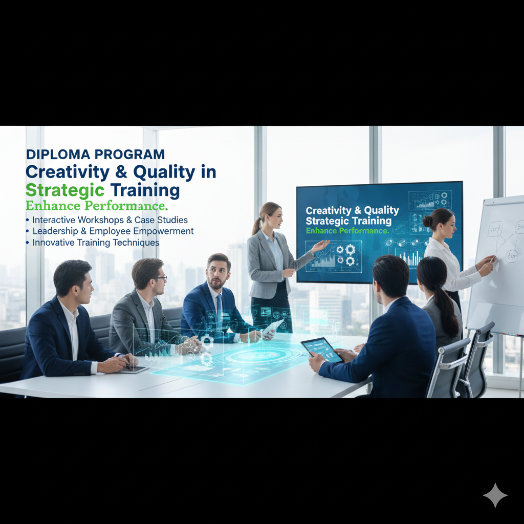 دبلومة الإبداع والجودة في التدريب الاستراتيجي والتمكين الوظيفي - 1