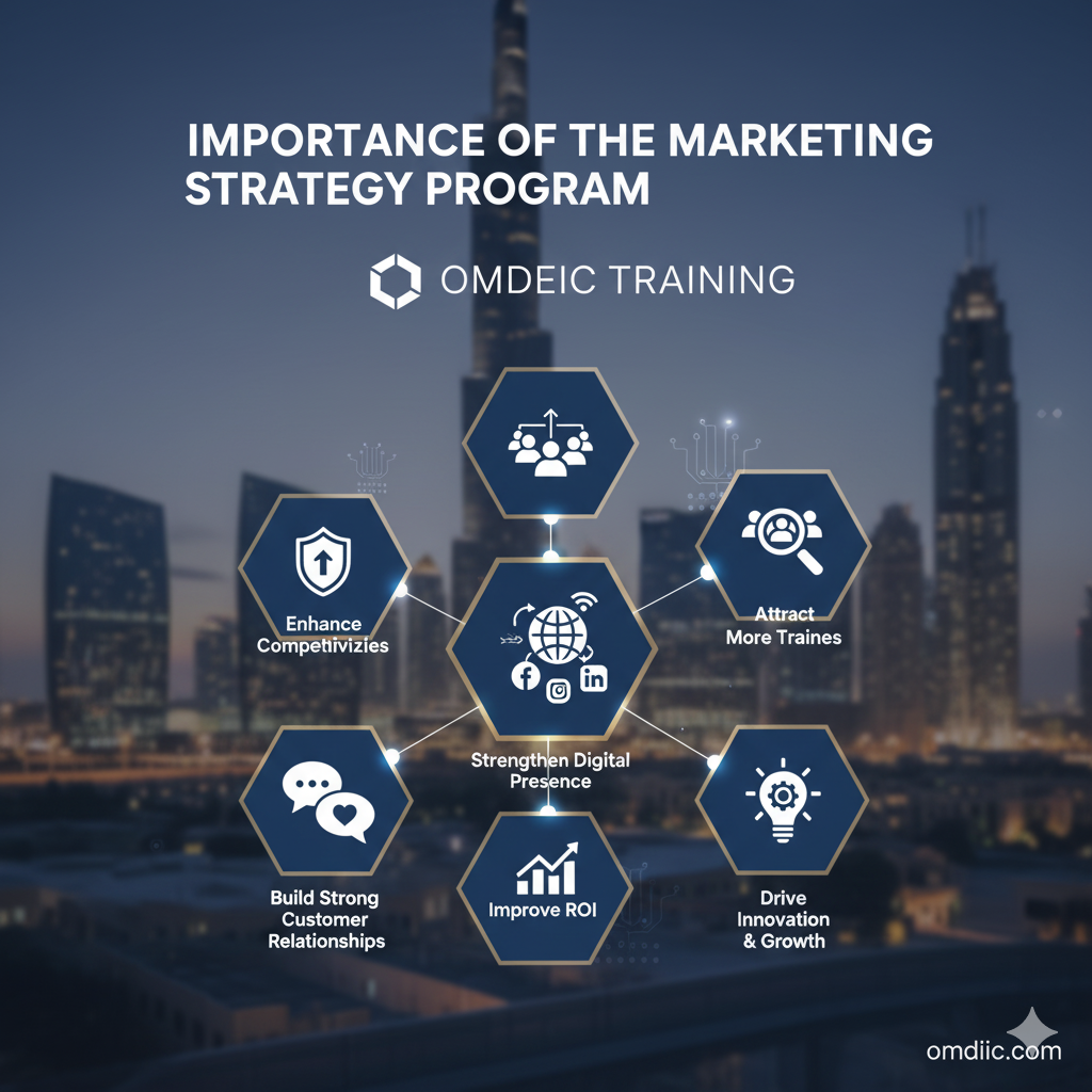 اهمية برنامج إعداد خطة تسويق لمراكز التدريب في الامارات المقدم من اوميديك للتدريب 