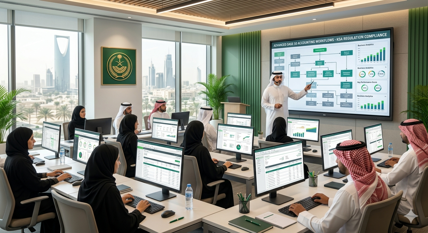 كورس المحاسبة باستخدام سيج 50 بيتش ترى - Sage 50 Peachtree في السعودية - 1
