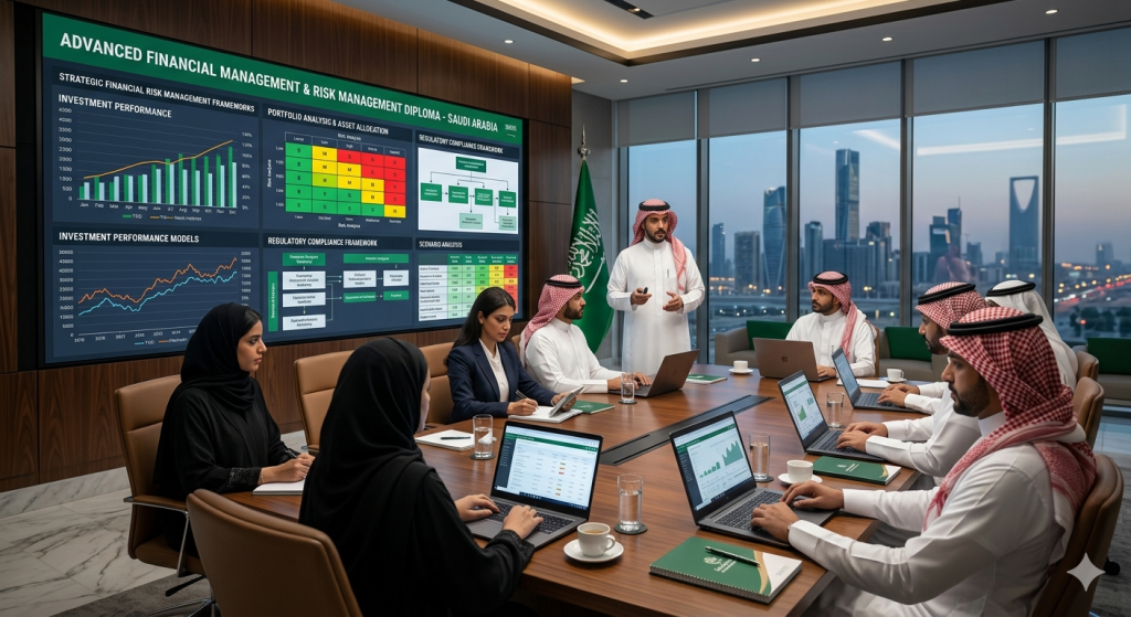 دبلومة الإدارة المالية المتقدمة وإدارة المخاطر المالية في السعودية