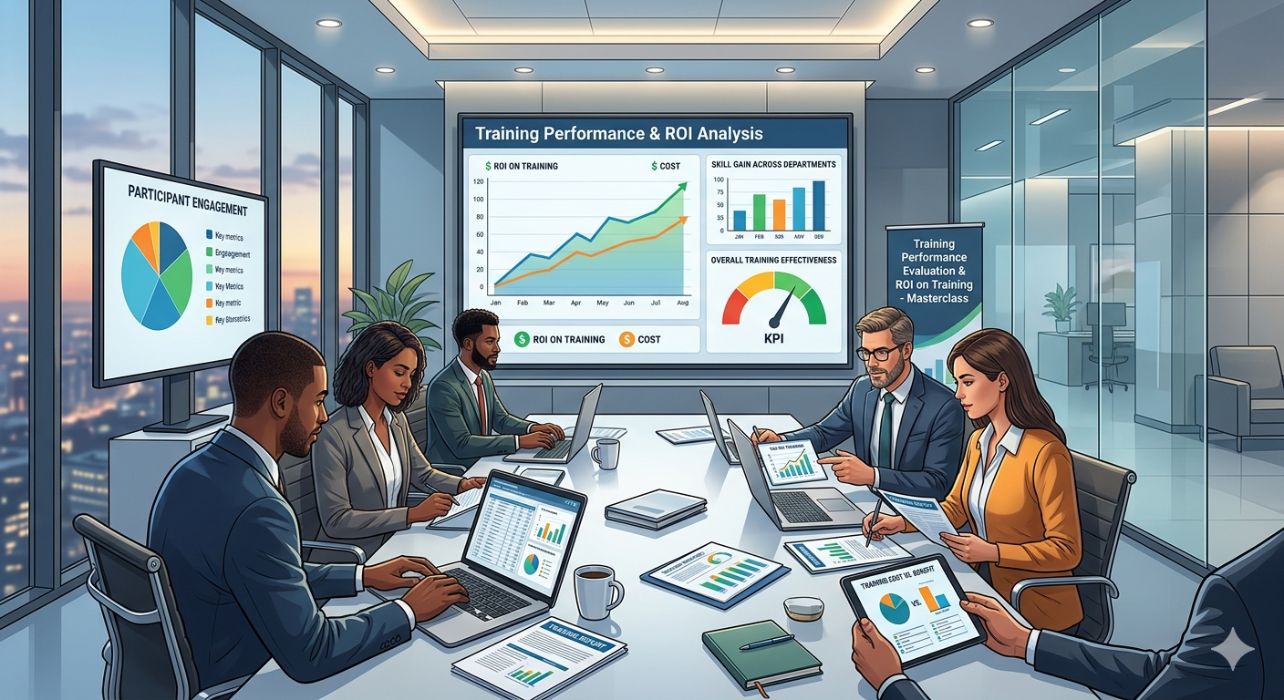 دورة تقييم الأداء التدريبي وحساب العائد الاقتصادي على التدريب - 1