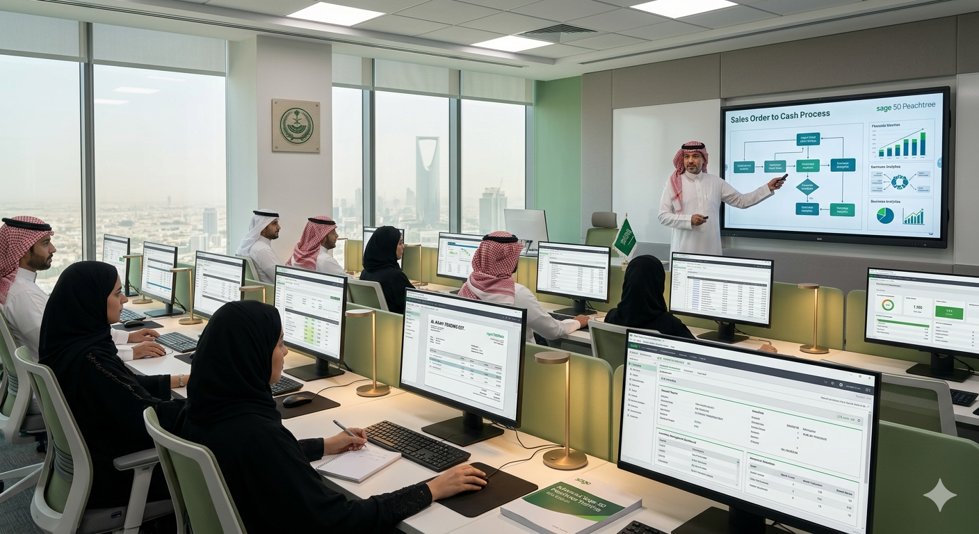 دورة المحاسبة باستخدام سيج 50 بيتش ترى - Sage 50 Peachtree في السعودية - 1