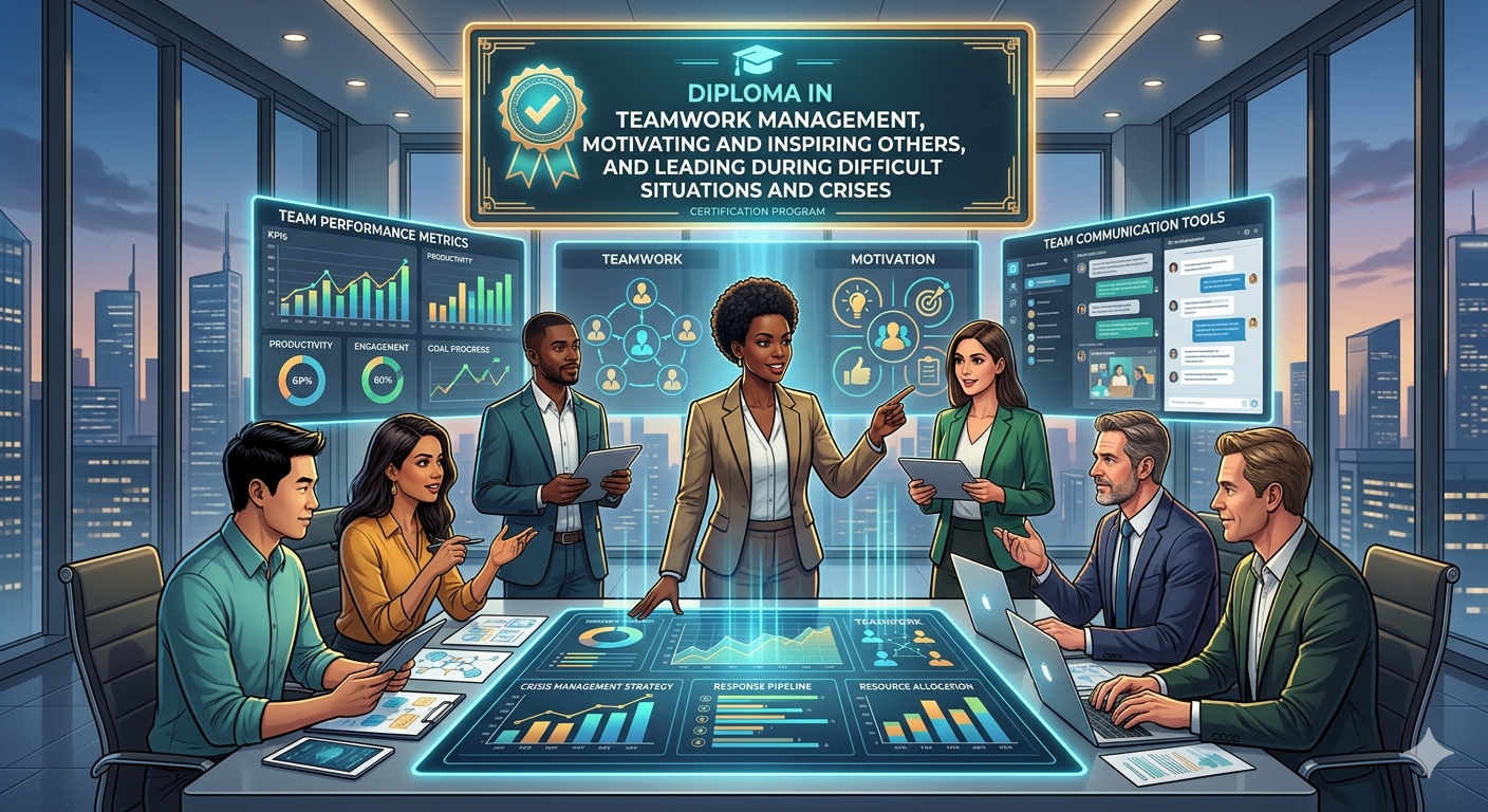 دبلومة إدارة العمل الجماعي وتحفيز وإلهام الآخرين وقيادة المواقف الصعبة والأزمات - 1
