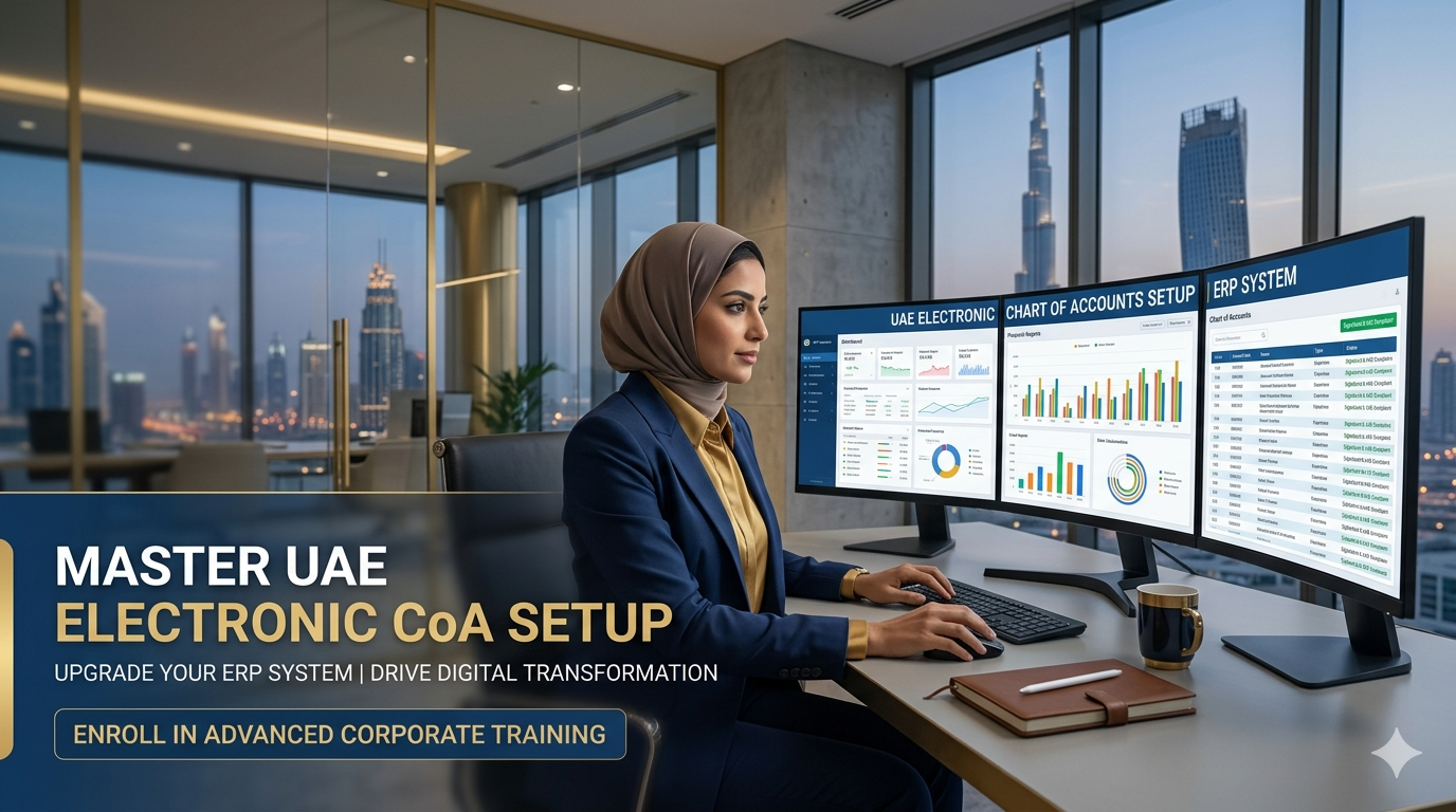 طريقة إعداد شجرة الحسابات Chart of Accounts إلكترونياً في الامارات - 1