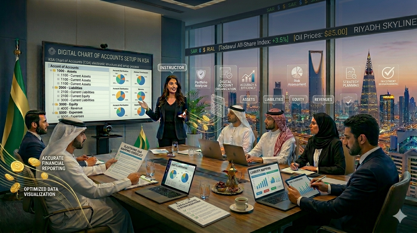 طريقة إعداد شجرة الحسابات Chart of Accounts إلكترونياً في السعودية - 1