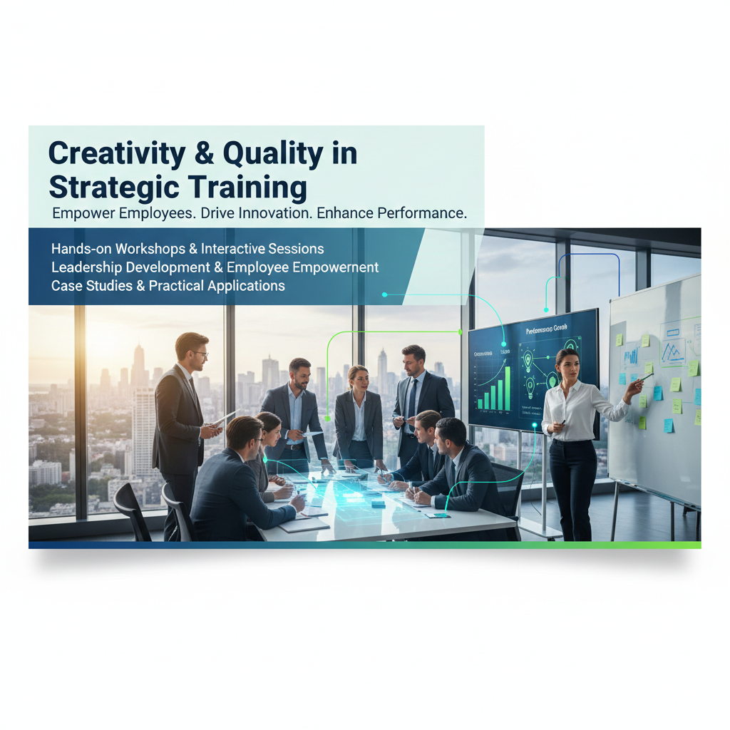 دورة الإبداع والجودة في التدريب الاستراتيجي والتمكين الوظيفي - 1