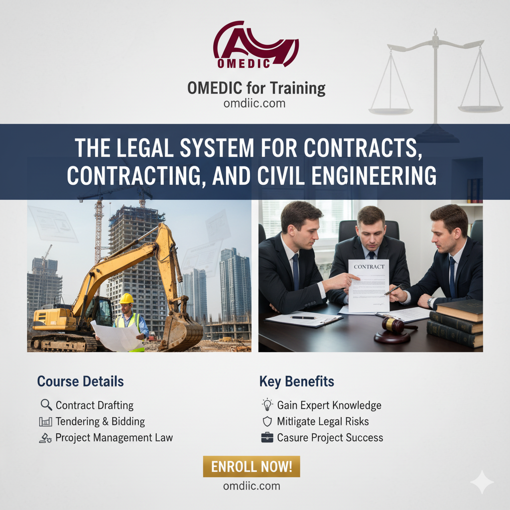 النظام القانوني للعقود وللمقاولات و الهندسة المدنية -اوميديك رقم 1