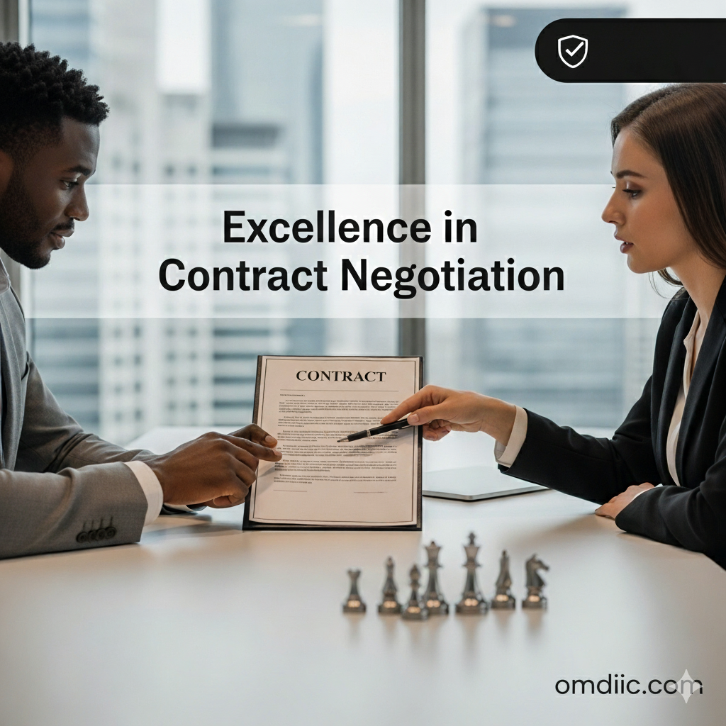 كورس التميز في التفاوض حول العقود| معتمد بشهادة |البورد الامريكى رقم 1