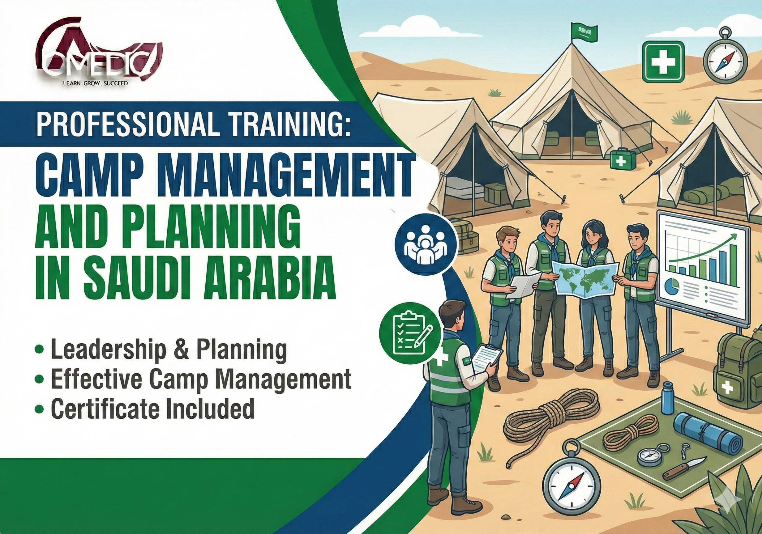 إدارة وتخطيط المعسكرات السعودية - 1