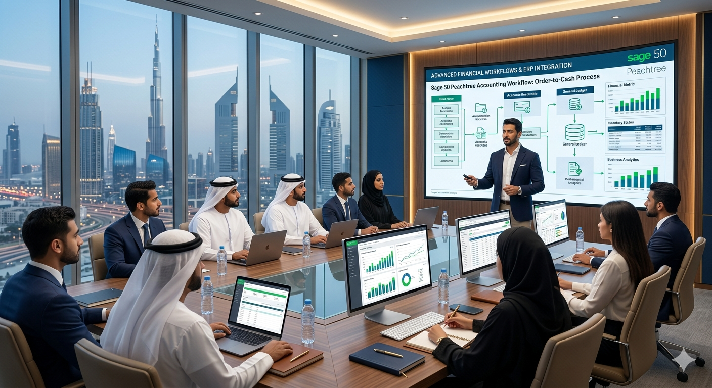 دورة المحاسبة باستخدام سيج 50 بيتش ترى - Sage 50 Peachtree في الامارات - 1