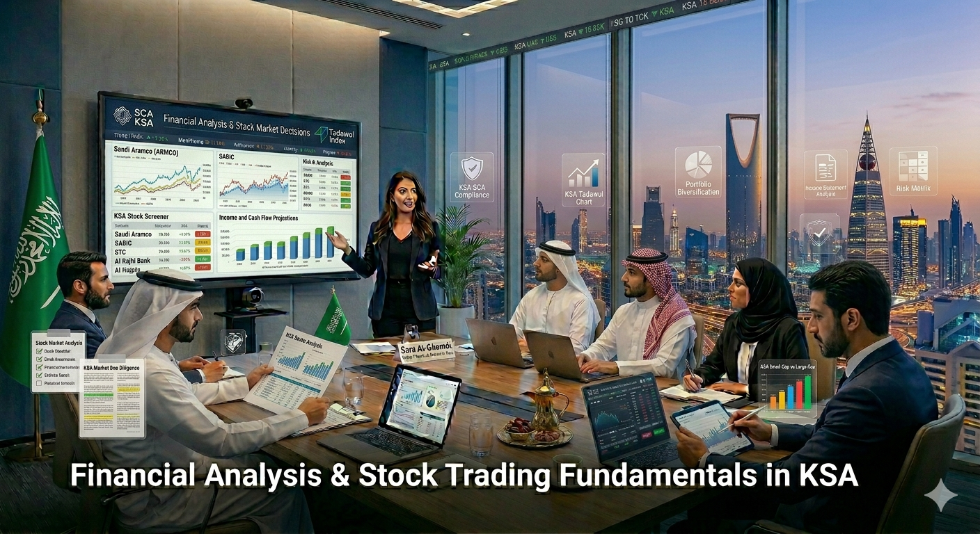 كورس أساسيات التحليل المالي واثرها على قرارات شراء وبيع الأسهم في السعودية - 1