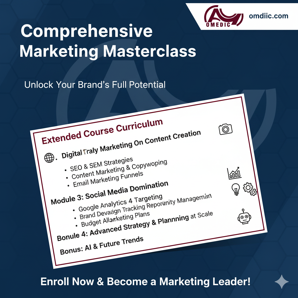 كورس التسويق الشامل اوميديك رقم 1