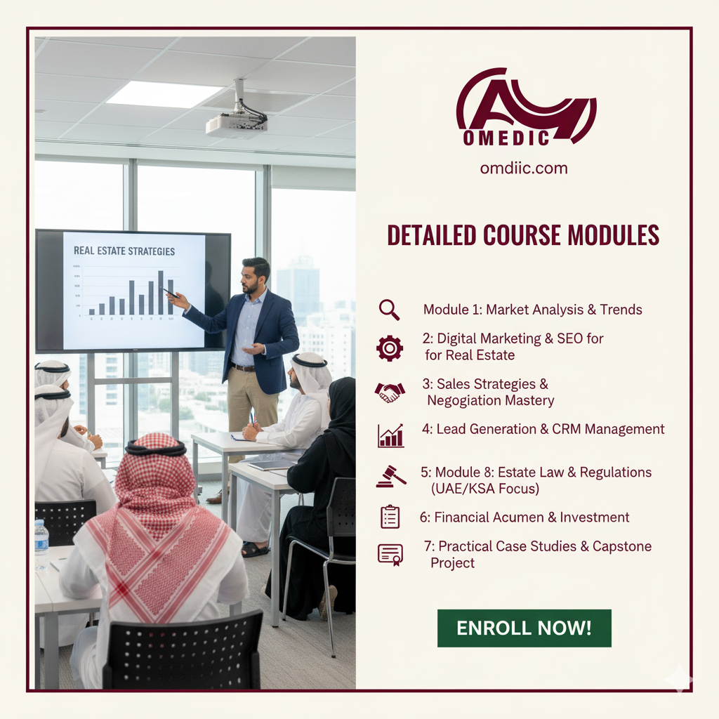 دورة التسويق والمبيعات العقارية في الامارات