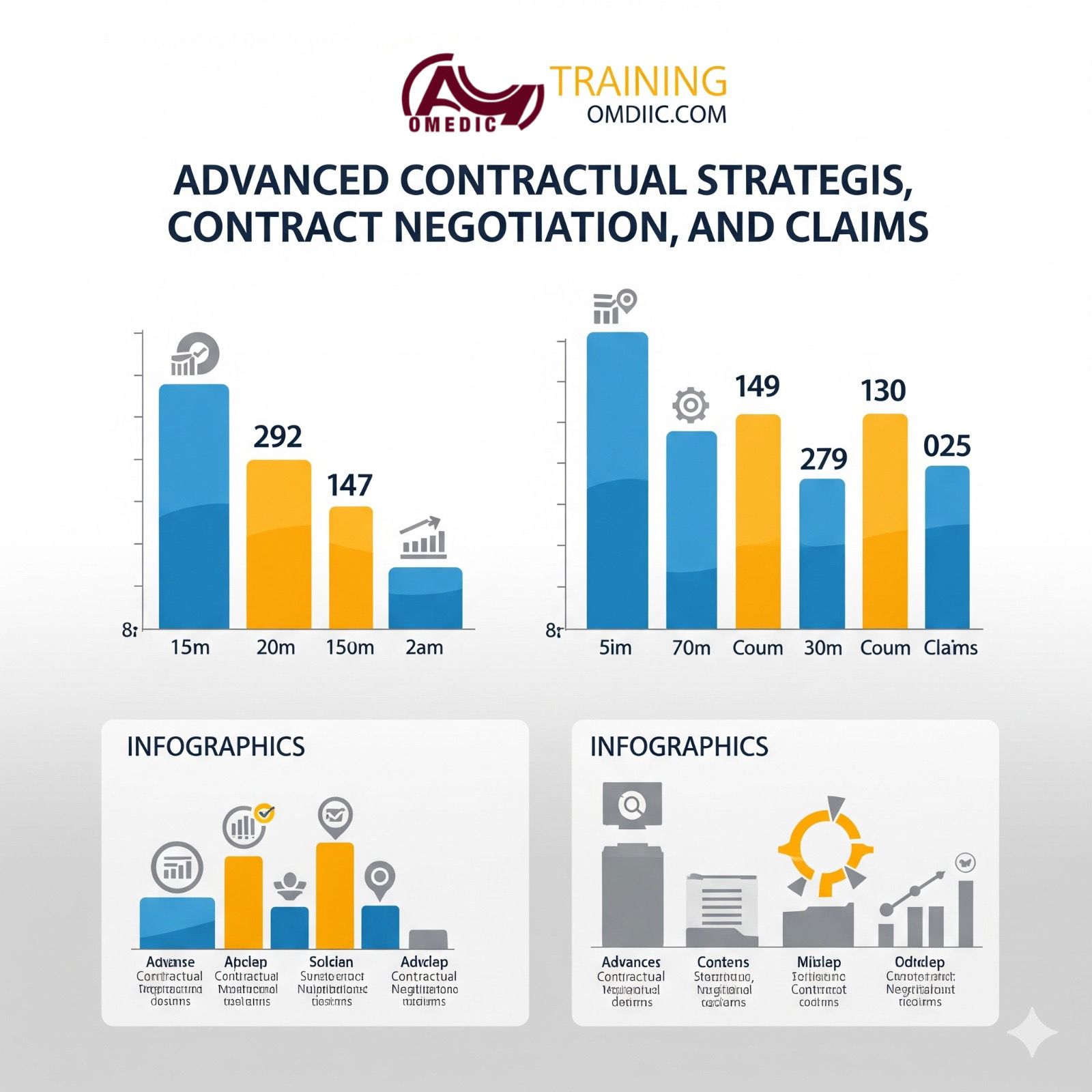 كورس الاستراتيجيات التعاقدية المتقدمة والتفاوض على العقود والمطالبات