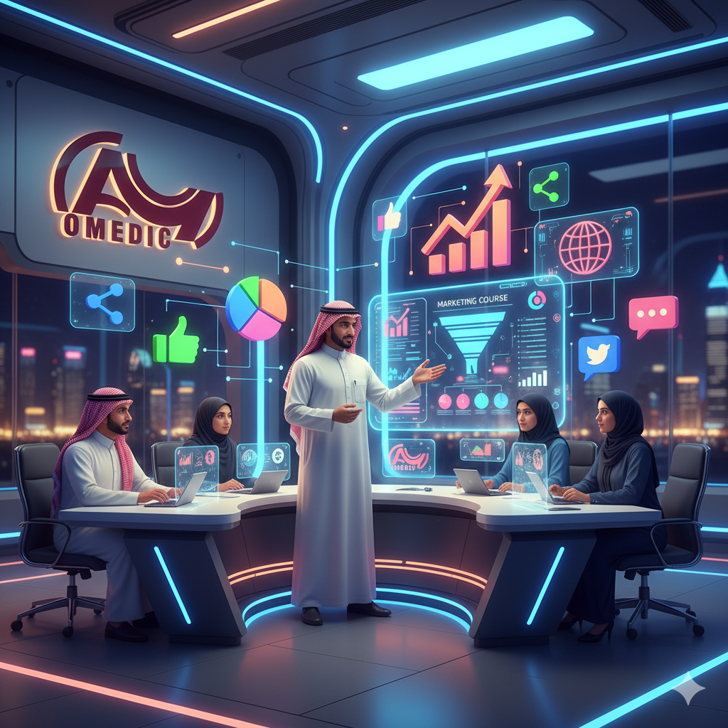 كورس اعداد خطة تسويق لمراكز التدريب في السعودية - اوميديك رقم 1
