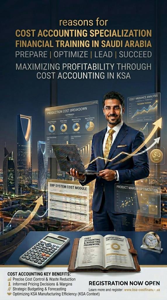 محاسب التكاليف المحترف PCA في السعودية