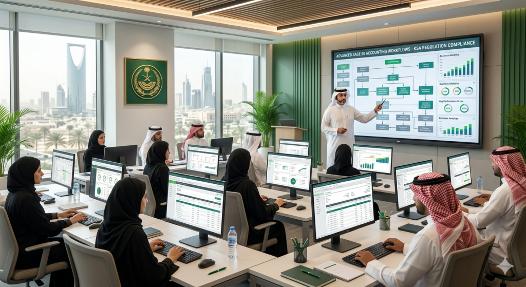 كورس المحاسبة باستخدام سيج 50 بيتش ترى – Sage 50 Peachtree في السعودية