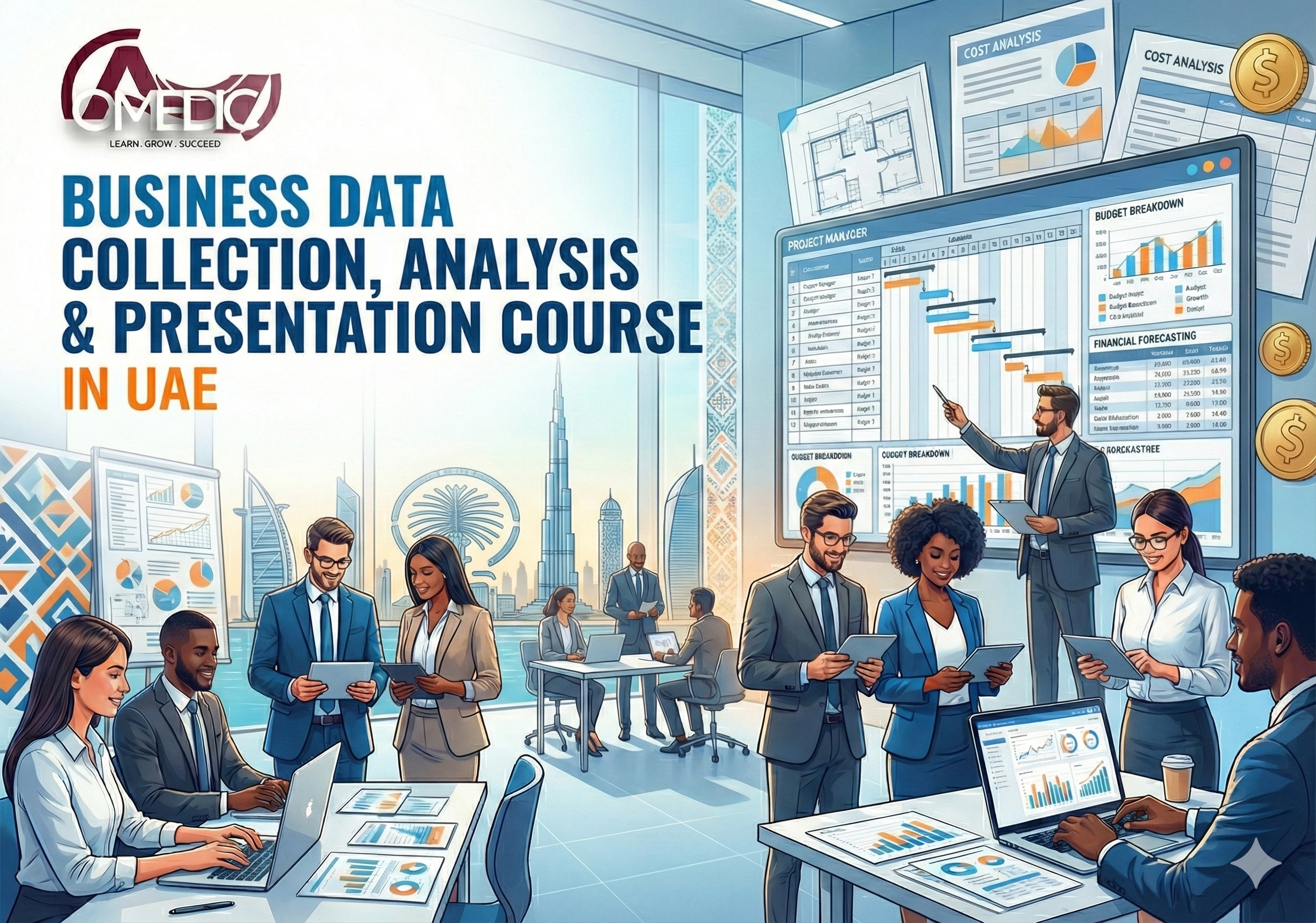 كورس جمع و تحليل و عرض البيانات التجارية في الامارات - 1