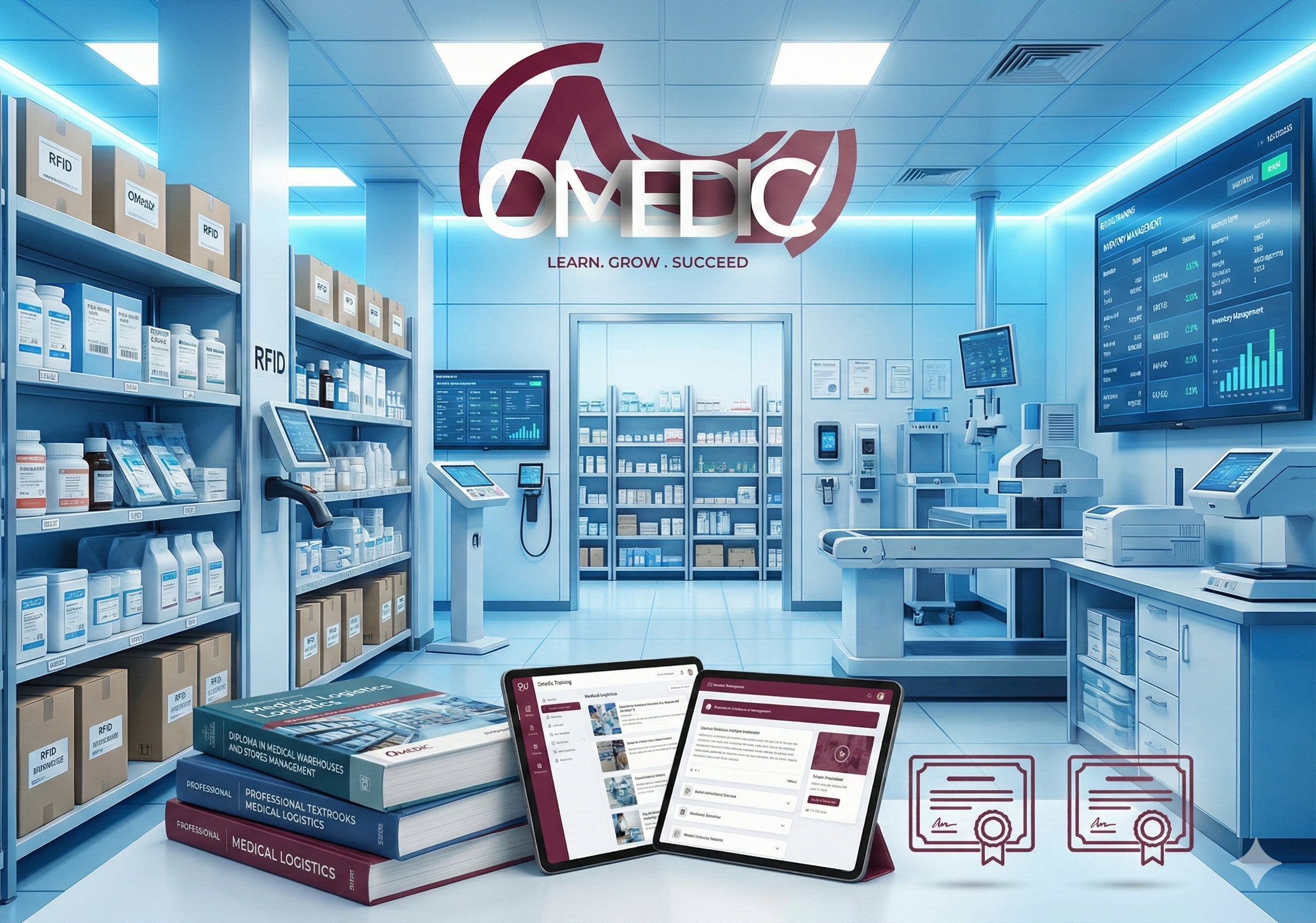 دبلومة إدارة المخازن والمستودعات الطبية في الامارات - 1