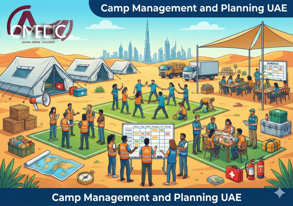 إدارة وتخطيط المعسكرات الامارات