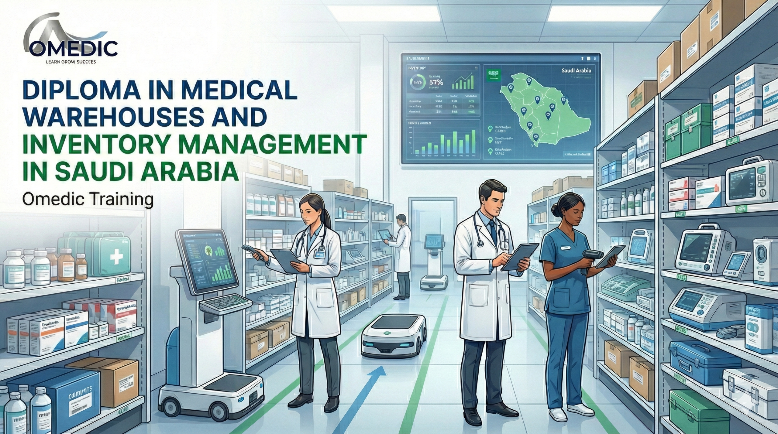 دبلومة إدارة المخازن والمستودعات الطبية في السعودية - 1