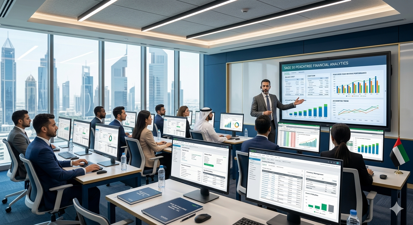دبلومة المحاسبة باستخدام سيج 50 بيتش ترى - Sage 50 Peachtree في الامارات - 1