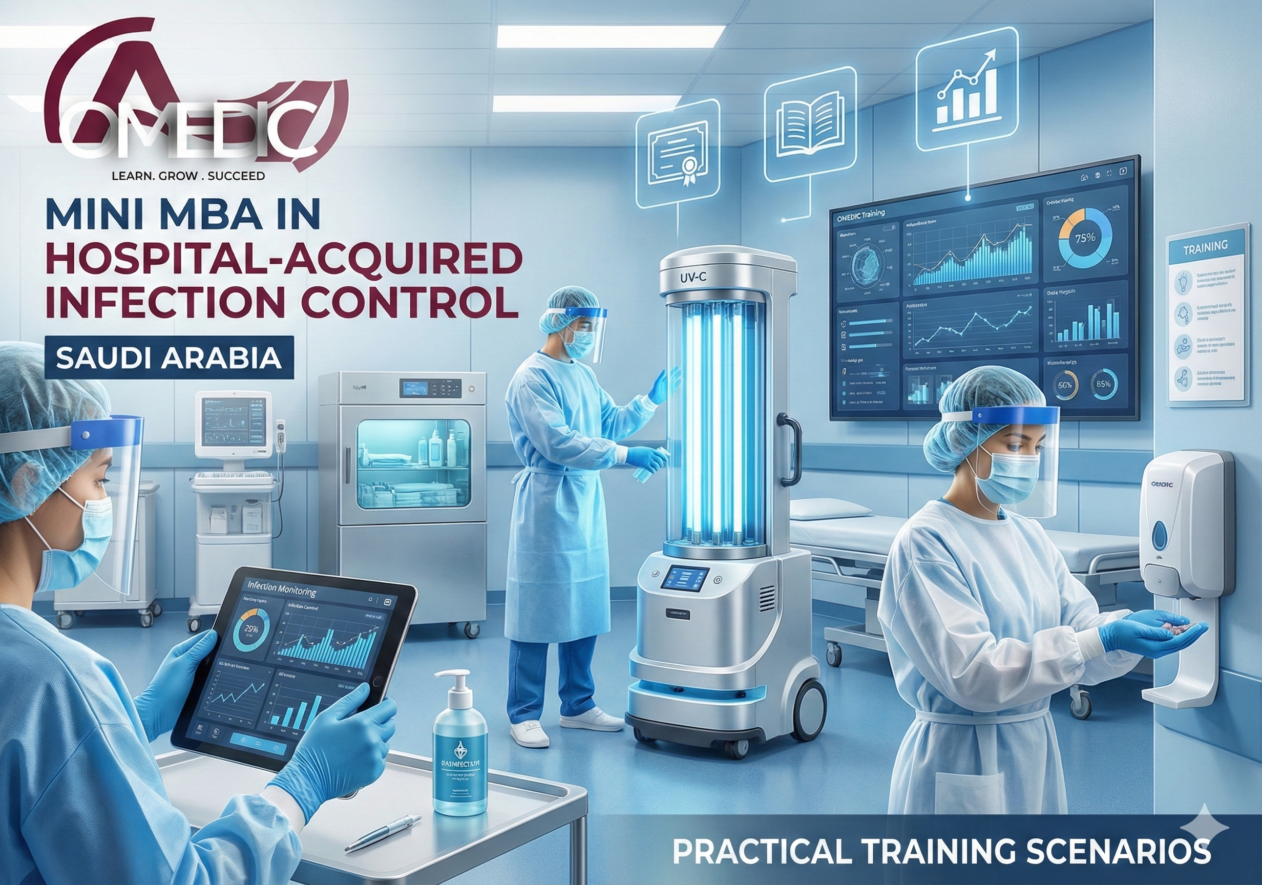 دورة Mini MBA في مكافحة العدوى المكتسبة بالمستشفيات في السعودية - 1