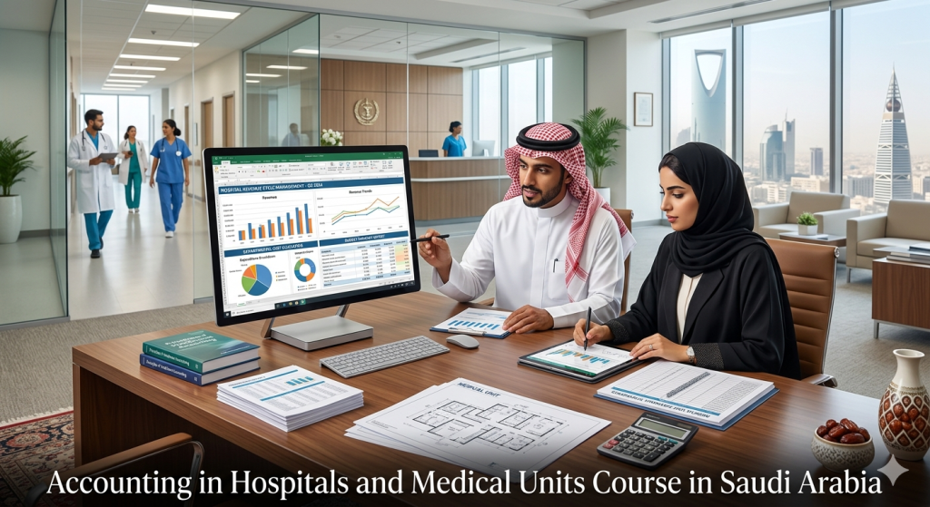 كورس المحاسبة في المستشفيات والوحدات الطبية في السعودية