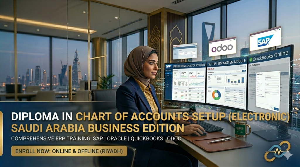 دبلومة طريقة إعداد شجرة الحسابات Chart of Accounts إلكترونياً في السعودية