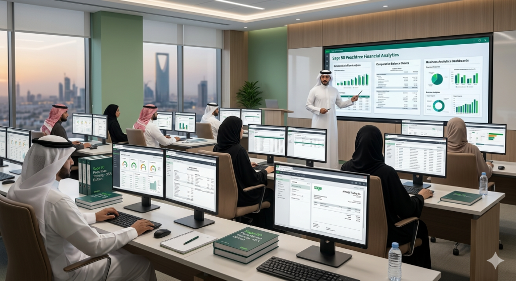 دبلومة المحاسبة باستخدام سيج 50 بيتش ترى – Sage 50 Peachtree في السعودية