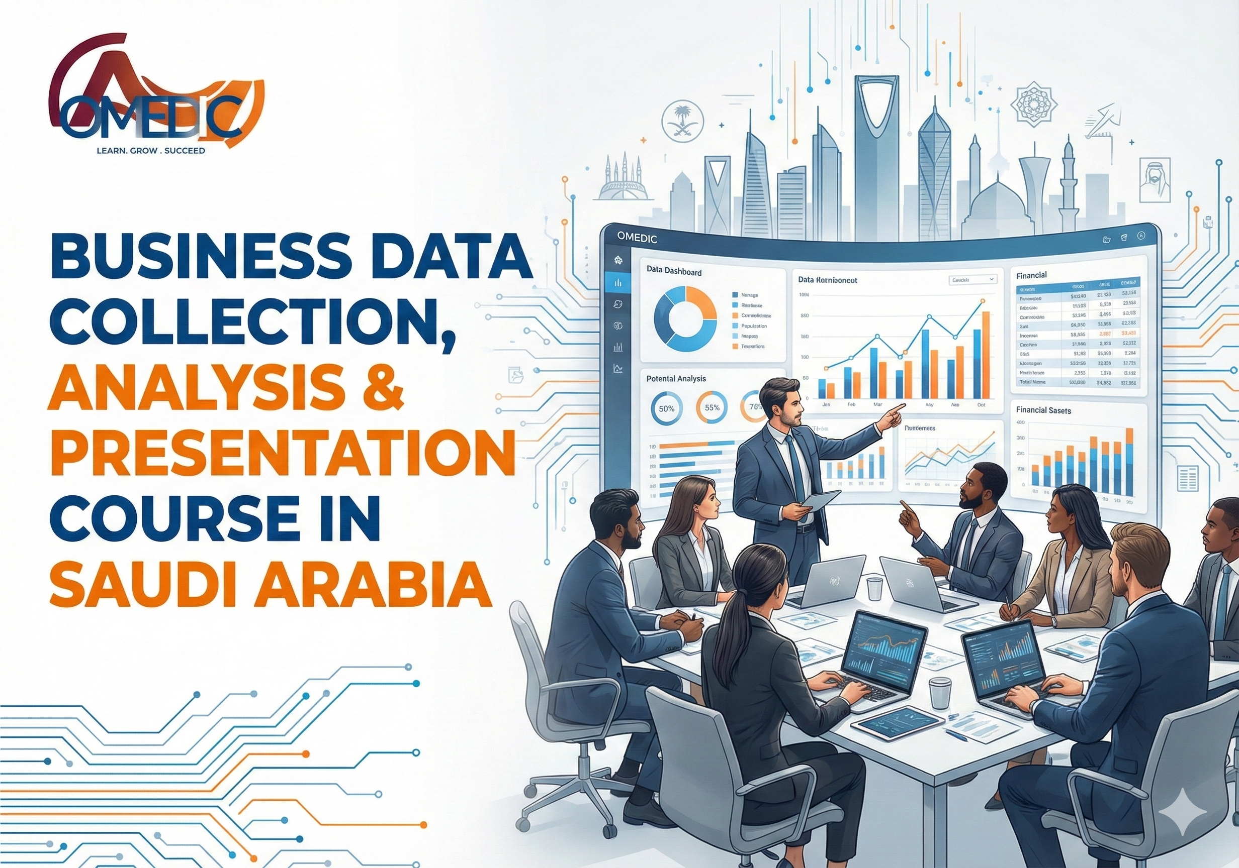 كورس جمع و تحليل و عرض البيانات التجارية في السعودية - 1
