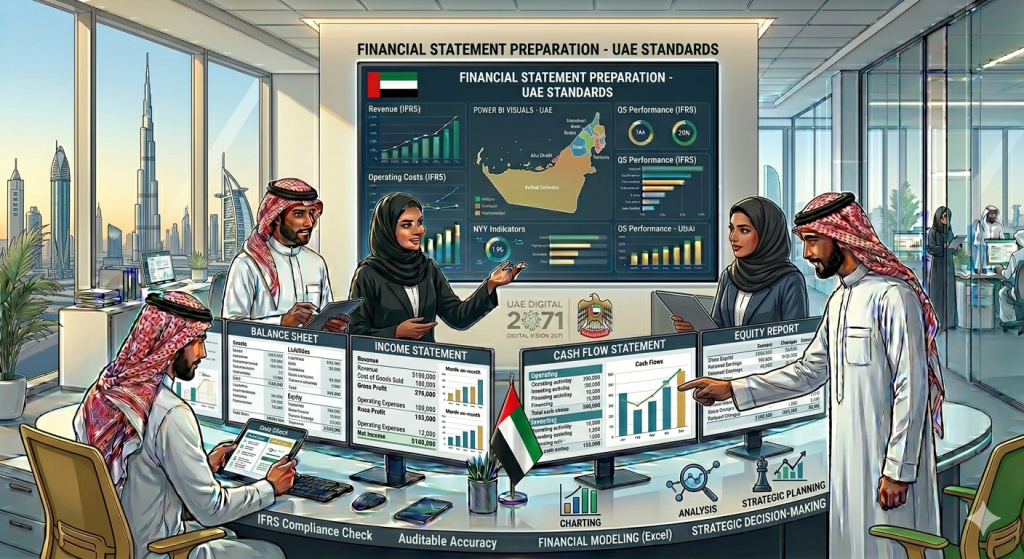 إعداد القوائم المالية في الامارات