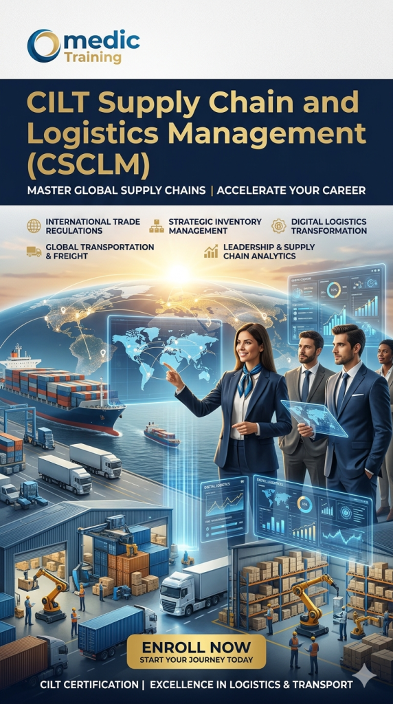 دورة CILT في إدارة سلاسل الإمداد والعمليات اللوجستية (CSCLM)
