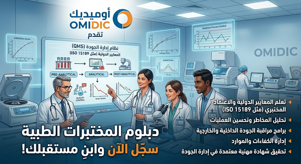 دبلوم إدارة الجودة في المختبرات الطبية | Medical Laboratory Quality Management Diploma